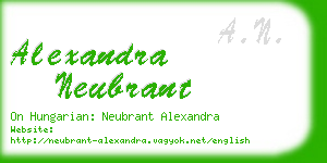 alexandra neubrant business card